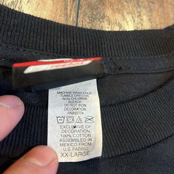 VTG Reebok Allen Iverson graphic limited edition Tee black and red size XXL - Picture 4 of 7